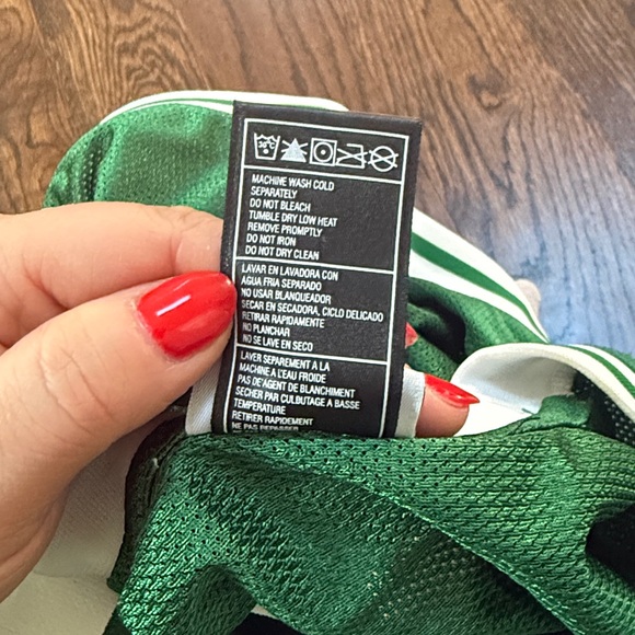 Adidas Celtics Kevin Garnett 5 Jersey 2010 Green White  XL - Picture 5 of 7